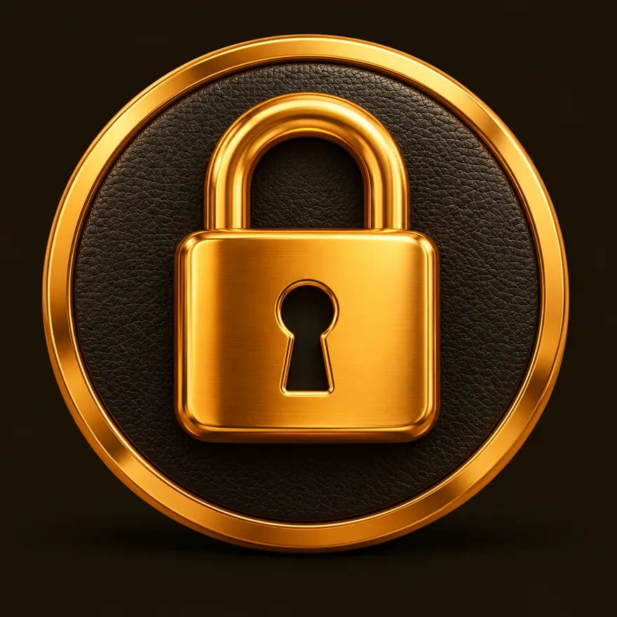 Padlock emblem — Stay