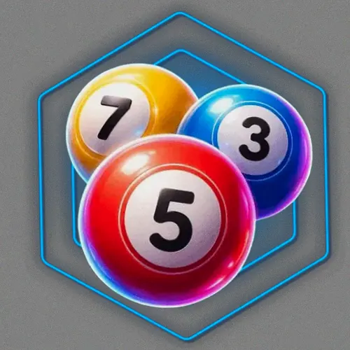 Numbered bingo balls