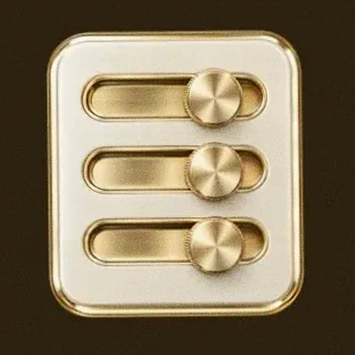 Three-knob control panel — Stay