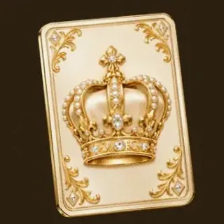 Royal crown card — Stay
