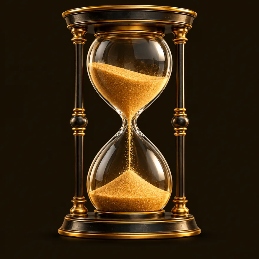 Ornate hourglass — Stay
