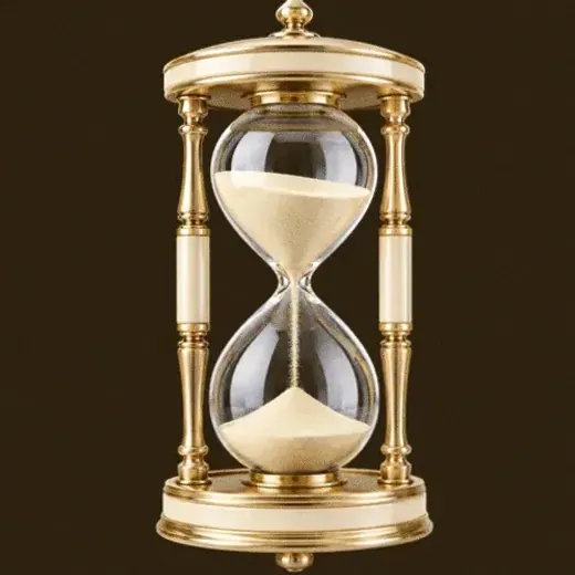 Ornate hourglass — Stay
