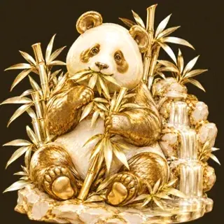 Panda eating bamboo — Stay