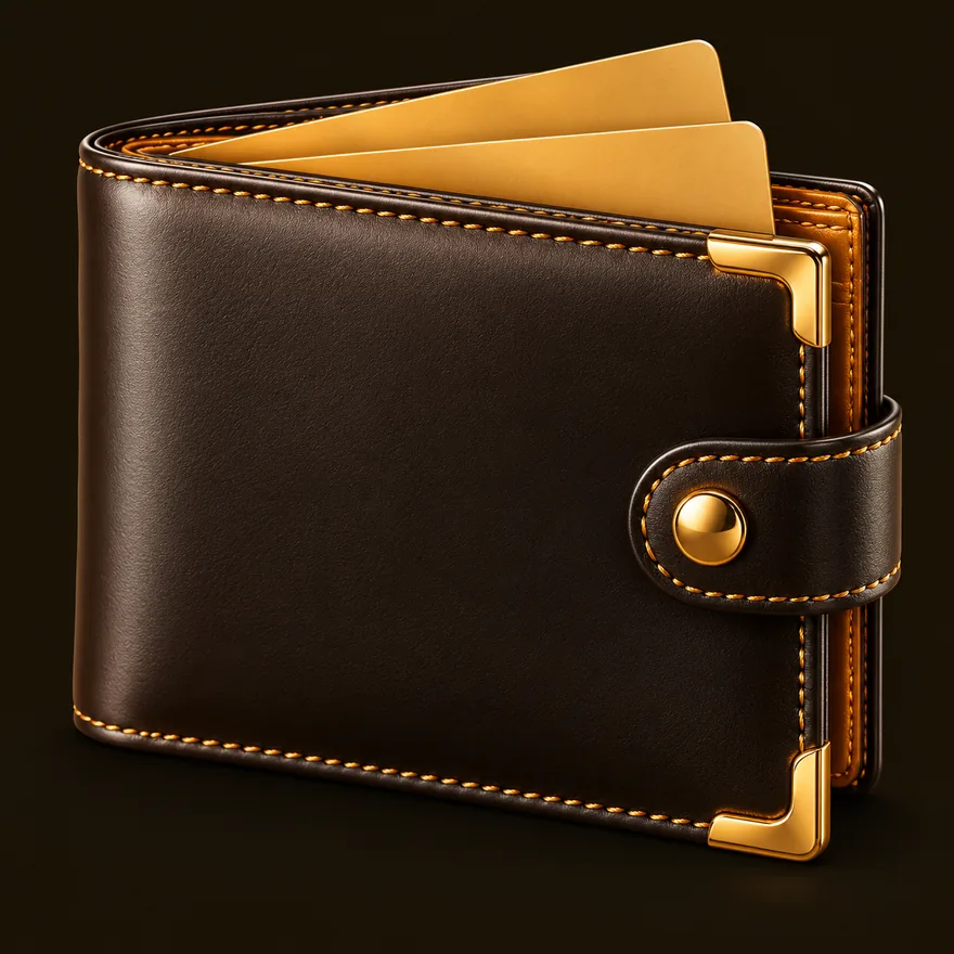 Leather wallet — Stay